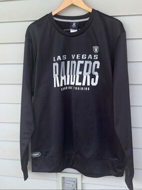 Las Vegas Raiders Black Long Sleeve Sweatshirt. XL.